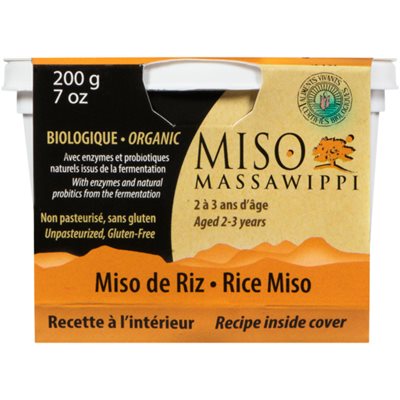 Massawippi Rice Miso Organic 200 g 200g