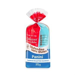 Delicious without Gluten Panini Bread 372g