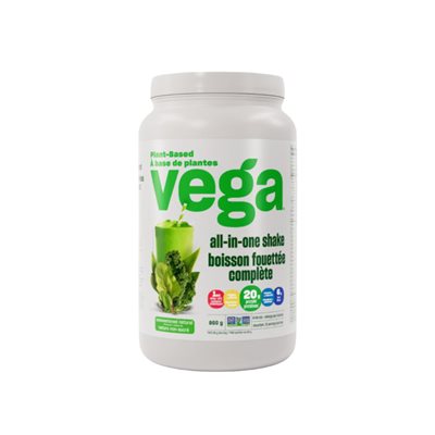 Vega One Boisson Fouettée Compléte Naturel Sans Sucre Sans Stévia