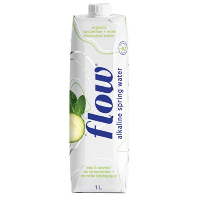 Flow Alkaline Water Cucumber Mint 1L