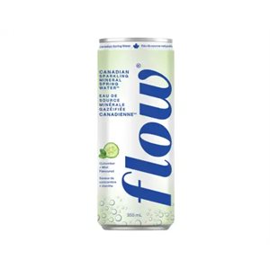 Flow Eau pétillante Concombre + Menthe 355 ml