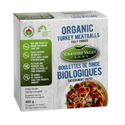 ORGANIC MEATBALLS TURKEY 400g