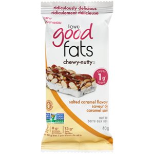 Love Good Fats Chewy-Nutty Nut Bar Salted Caramel Flavour 40 g