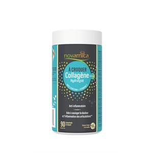 Novarnica Chewable Collagen anti-inflammatory Vanilla Cream flavor 90un