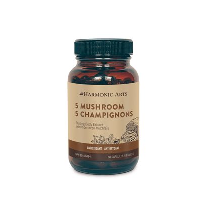 HARMONIC ARTS ORGANIC 5 MUSHROOM 60CAPSULES