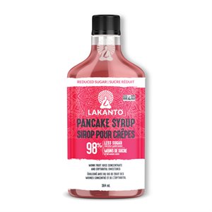 Lakanto Sirop pour crêpes au fruit du moine - Saveur érable 384 ml