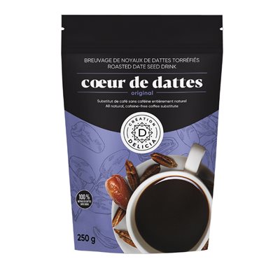 Création Delicia Breuvage Cœur de dattes (substitut de café) 250g Création Delicia Breuvage Cœur de dattes (substitut de café) 250g