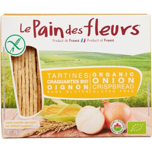 Le Pain des Fleurs Organic Onion Crispbread 150 g 