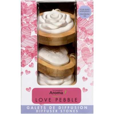 Le Comptoir Aroma Perfumable Diffuser Stones Love Pebble 