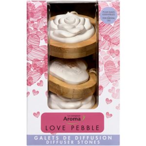 Le Comptoir Aroma Perfumable Diffuser Stones Love Pebble 