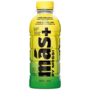 MAS + Boisson hydratante LIGUE CITRON LIME 500ml