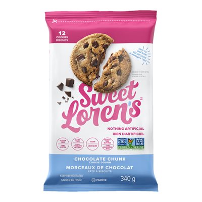 Sweet Loren's Pâte à biscuits morceaux de chocolat 340g Sweet Loren's Pâte à biscuits morceaux de chocolat 340g