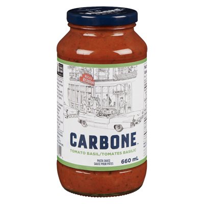 CARBONE TOMATO BASIL SAUCE 660ml