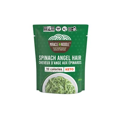 Miracle Noodle Cheveux d'ange aux épinard