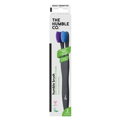 Blue / Purple Plant Based Toothbrush 2un