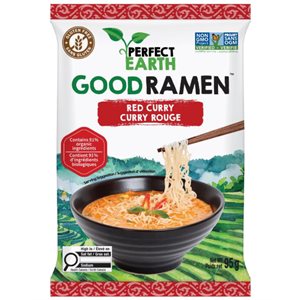 Perfect Earth Red Curry Ramen (91% Organic Ingredients) 95g