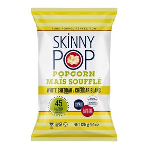 Skinny Pop Popcorn White Cheddar Flavour 125g