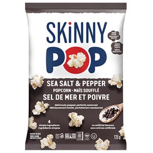 Skinny Pop Sea Salt & Pepper Popcorn 125 g 