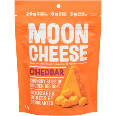 Moon Cheese Crunchy Cheese Snack Cheddar 57 g 57g