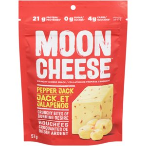 Moon Cheese Collation de Fromage Croquant Jack et Jalapeà±os 57 g