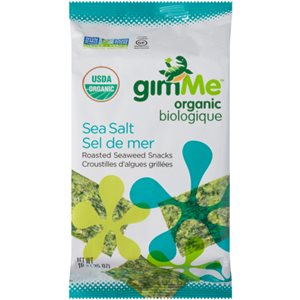 Gimme Organic Sea Salt Roasted Seaweed Snacks 10 g 