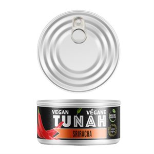 Tunah thon végétalien en huile sriracha