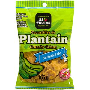 SS-Frutas Imports Inc. Plantain Crunchy Crisps Salted 165 g 165g