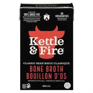 Kettle & Fire Classic Grass-Fed Beef Bone Broth 454Ml