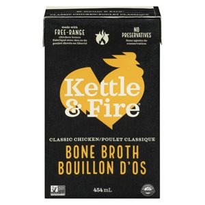 Kettle & Fire Classic Free-Range Chicken Bone Broth 454Ml