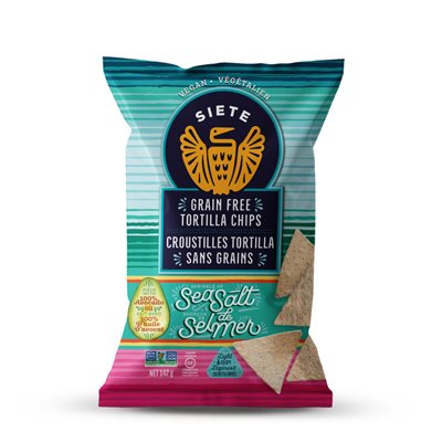 SIETE Sea Salt Tortilla Chips 142G  