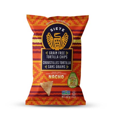 SIETE Nacho Tortilla Chips 142G  