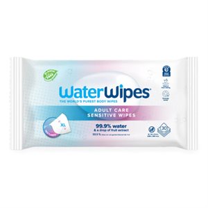 Water Wipes LINGETTES SENSIBLES SOINS ADULTES 30un