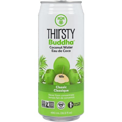 Thirsty Buddha Eau De Noix De Coco Gazéifiée - Sans Pulpe