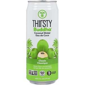 Thirsty Buddha Eau De Noix De Coco Gazéifiée - Sans Pulpe