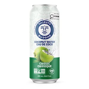 Thirsty Buddha Eau De Noix De Coco Gazéifiée - Sans Pulpe