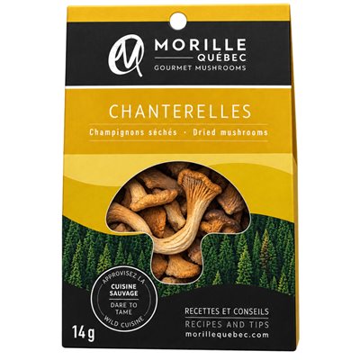 Morille Québec Chanterelles-Champignons Séchés 14G