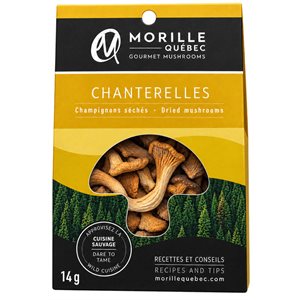 Morille Québec Chanterelles-Champignons Séchés 14G