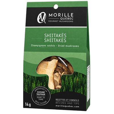 Morille Québec Shiitakeés-Champignons Séchés 14G