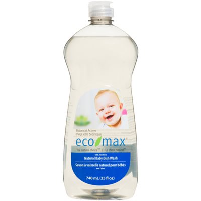 EcoMax Savon Liquide A Vaisselle Pour Bebe 740Ml