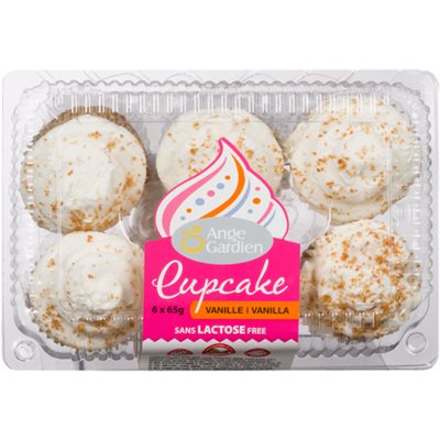 Ange Gardien Cupcake Vanille 6 x 65 g