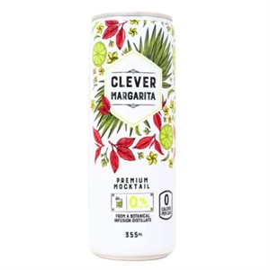 Clever Mocktail Margarita Zero Sugar 355ml