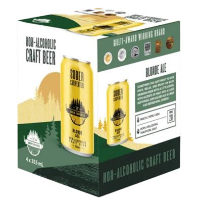 Sober Carpenter biére sans alcool Blonde 4pq Sober Carpenter biére sans alcool Blonde 4pq