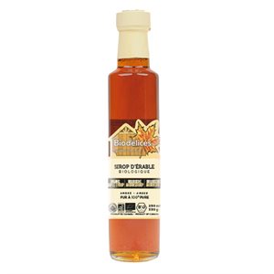 Biodelices Organic Amber Maple Syrup 250ml