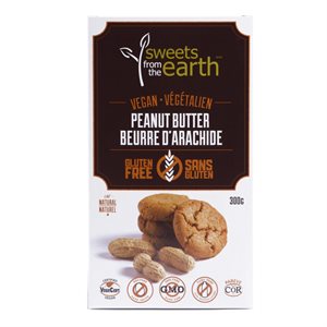 Sweets From The Earth Gluten Free Peanut Butter Cookie Box 300G