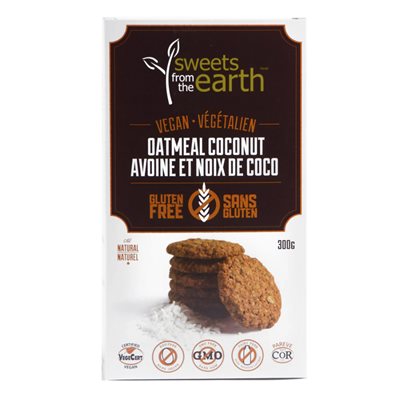 Sweets From The Earth Gluten Free Oatmeal Coconut Cookie Box 300G