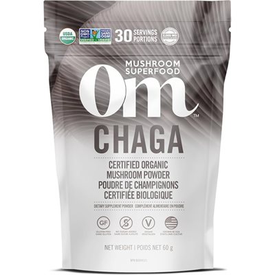 Om Chaga Poudre de Champignons 60g Om Chaga Poudre de Champignons 60g