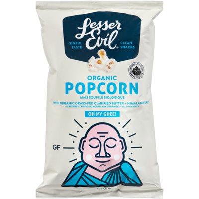 LesserEvil Organic Popcorn 142 g 142g