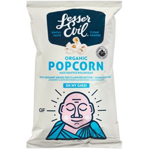 LesserEvil Organic Popcorn 142 g 142g