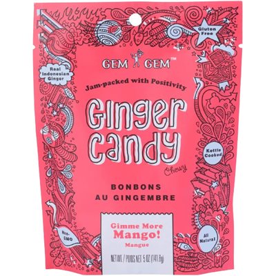 Gem Gem Mango Ginger Candy 100g