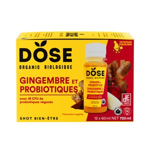 Dose Digestion With Probiotics, Ginger And Rooibos Tea 12X60Ml